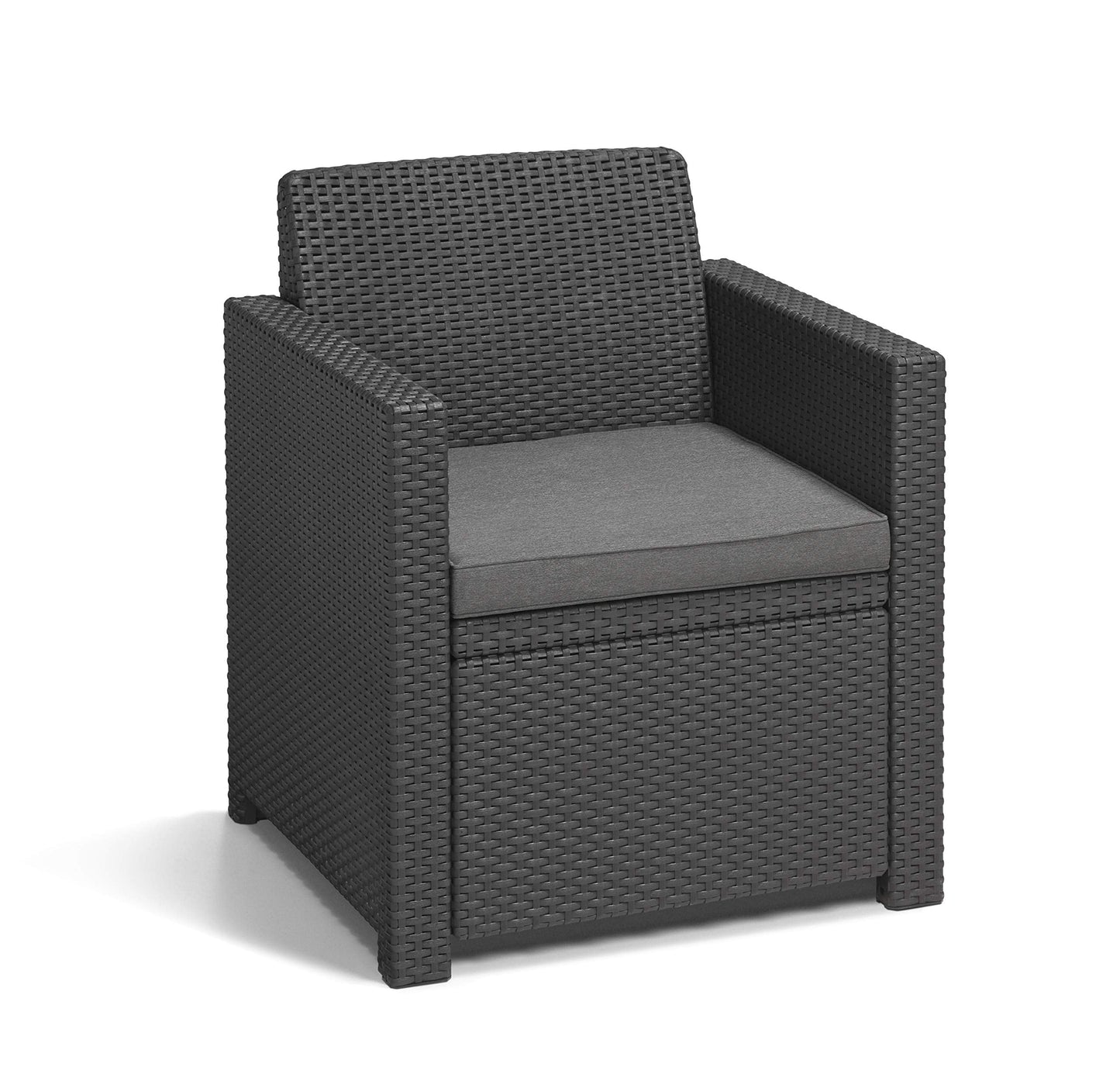 Merano Gartenlounge Set, Sofa, Sessel & Tisch Kunststoff